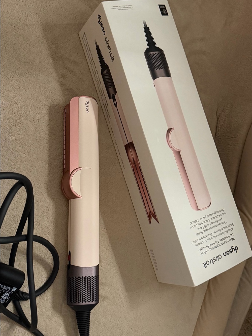 Dyson Pink Hair Straightener and Styling Tool